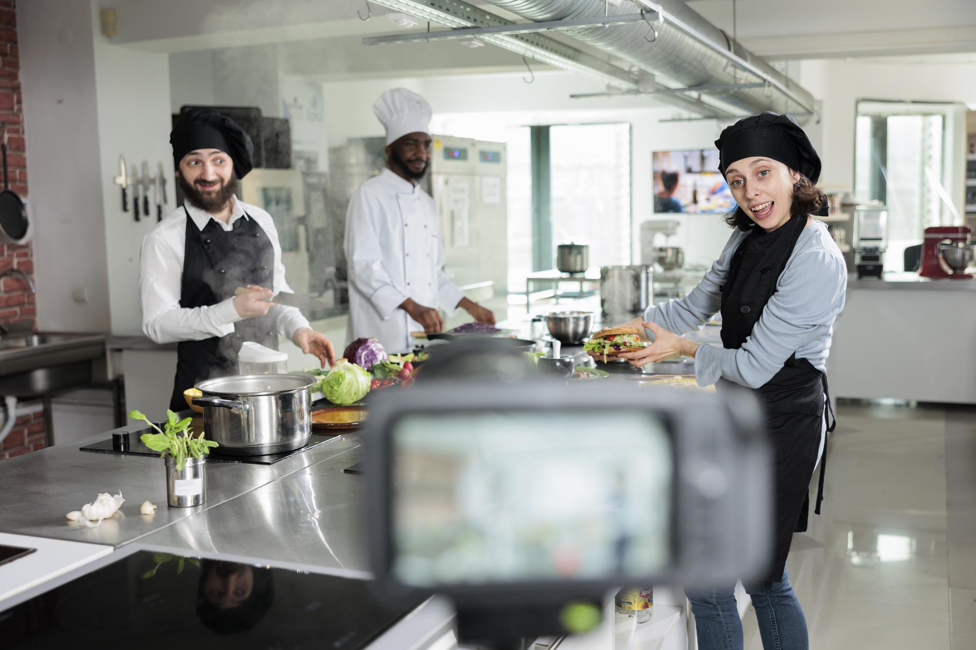 Laboratorio culinario con attrezzature moderne